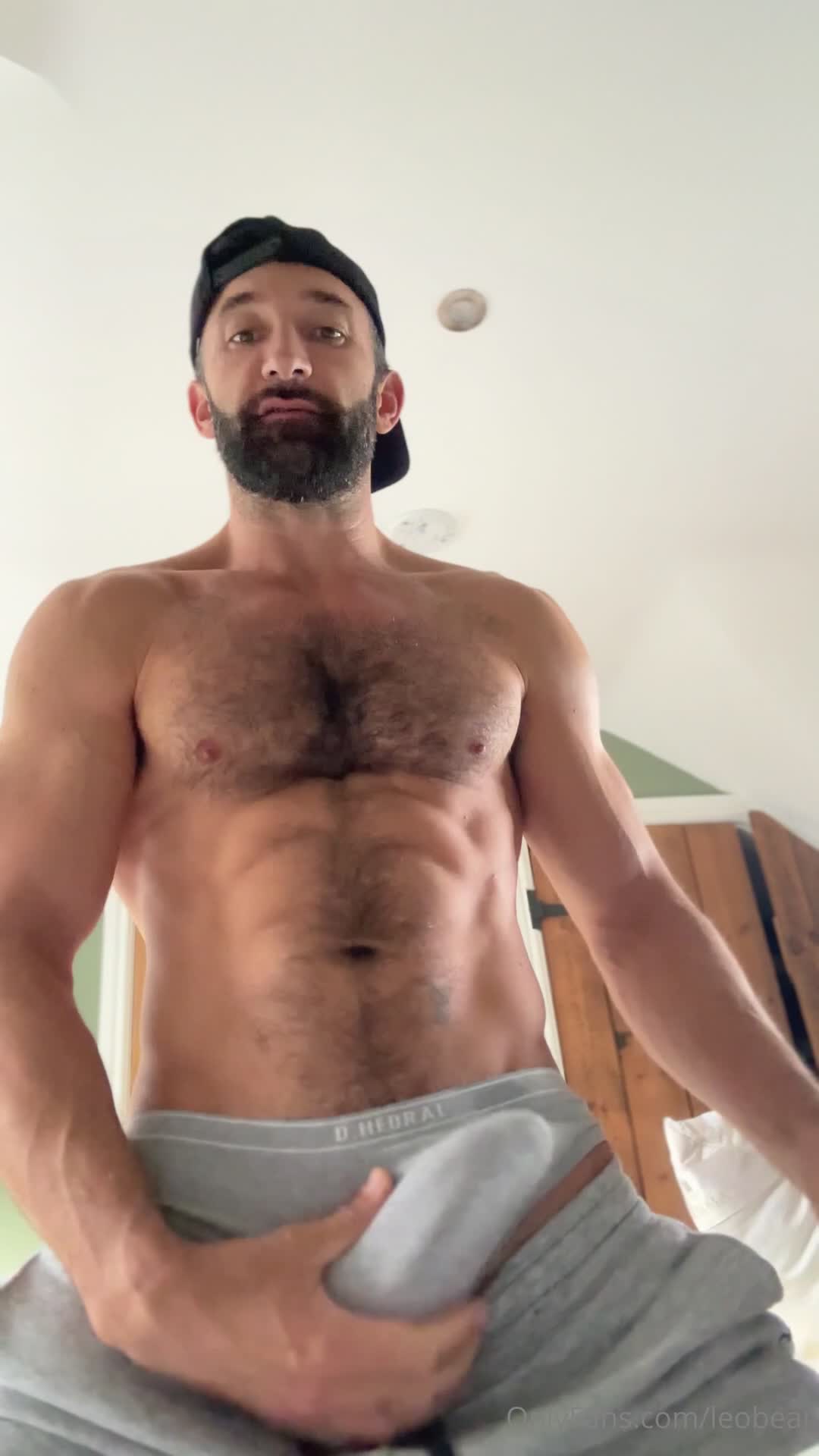 Leobear - POV you’re on your back with your knees by your ears.