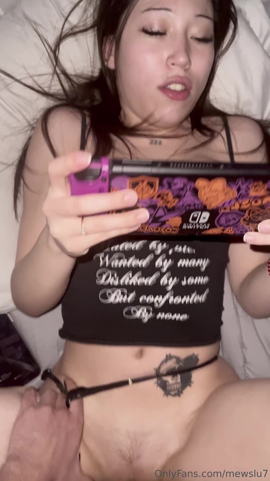 mewslu7 OnlyFans leaked Mewslu7 - winning the Mario Kart race wasn’t easy at all..btw just so .. on HDthot