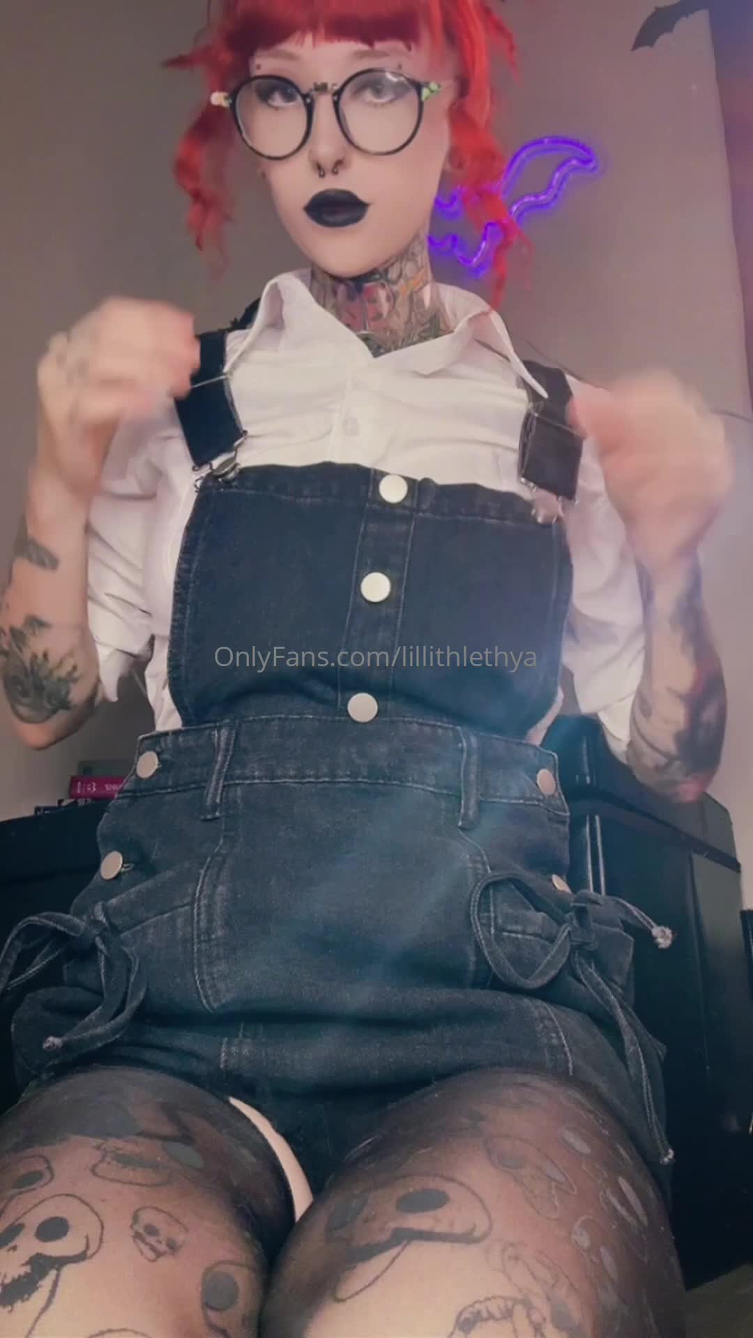 Lillithlethya - Take your cock out but don’t touch yet. Watch me strip, your..