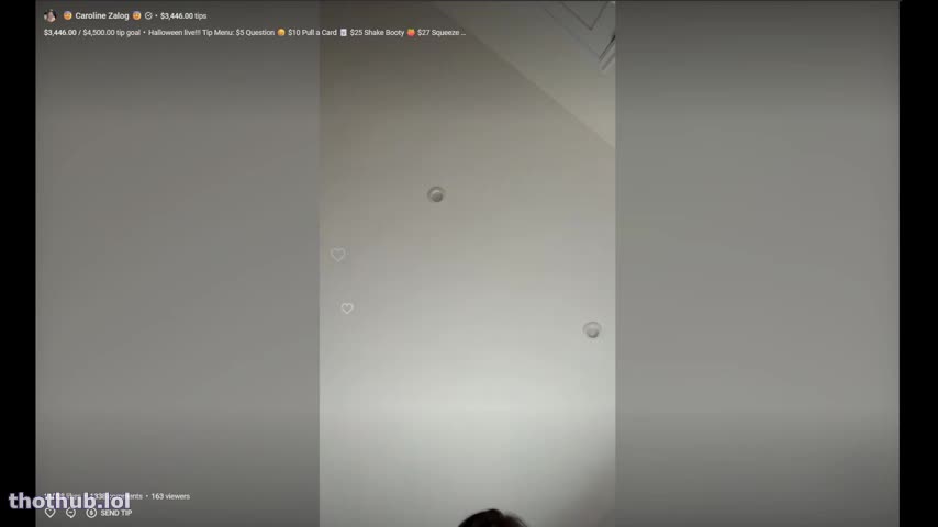 Caroline Zalog Halloween LiveStream part3