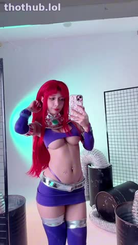 Umeko J - Starfire Cosplay Gets Horny Before a Mission