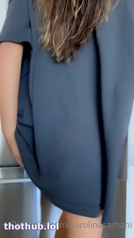Carolina Samani Shirt Covering Vagina!