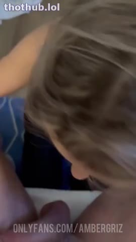 Ambie Bambii Ambergriz - POV Blowjob Taking His Cum On My Face