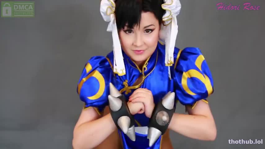 Hidori Rose Chun-Li Cosplay