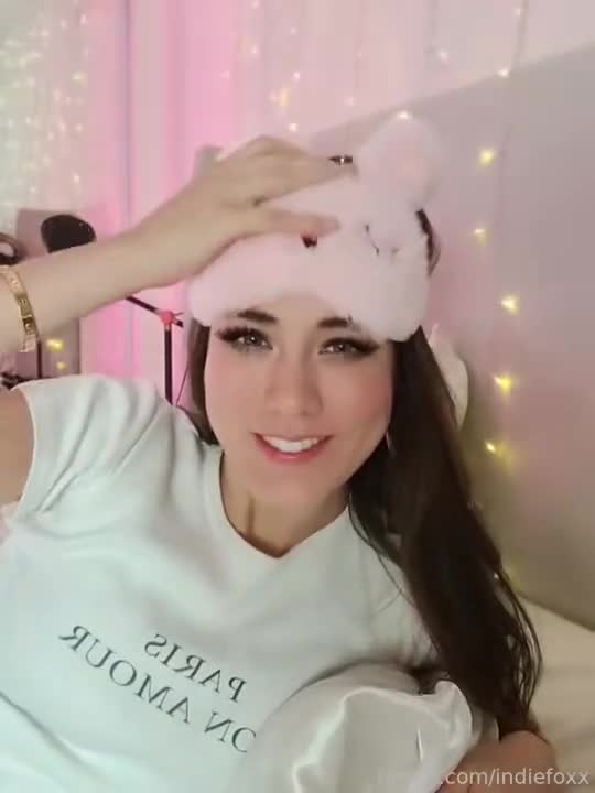 Indiefoxx Lingerie Strip Fansly Video Leaked