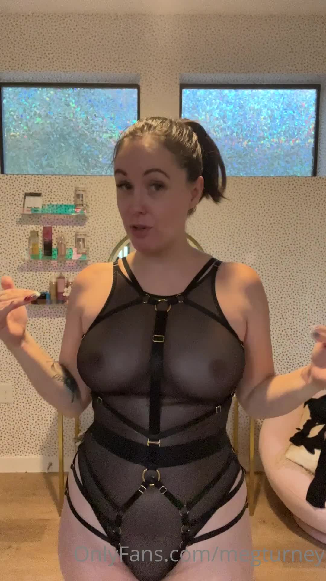 Meg Turney See-Through Bodysuit Onlyfans Video Leaked