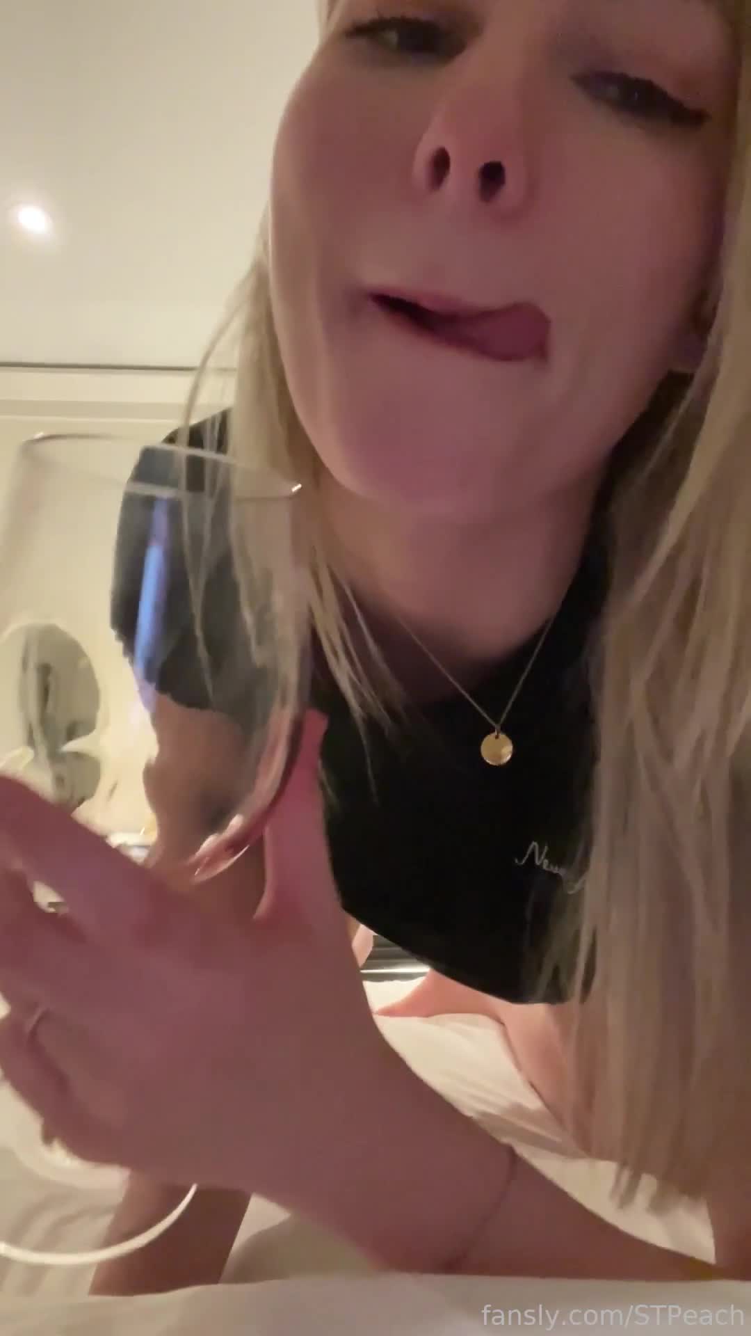 Fansly OnlyFans leaked STPeach Ass Thong Tipsy Tease Fansly Set Leaked on HDthot