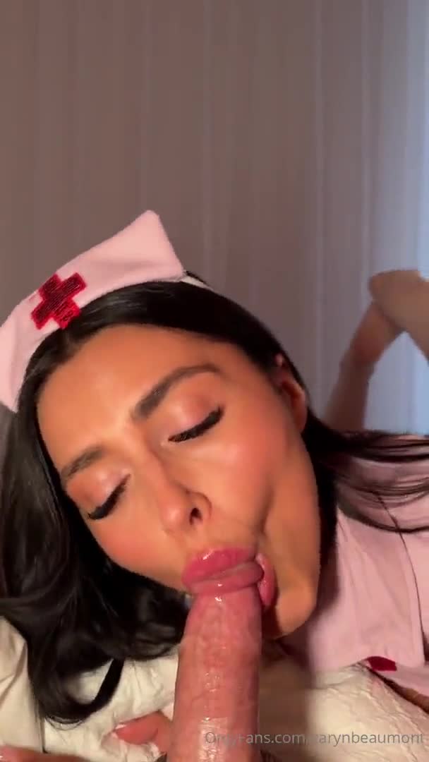 Caryn Beaumont Nurse Cosplay Butt Plug OnlyFans Video Leaked