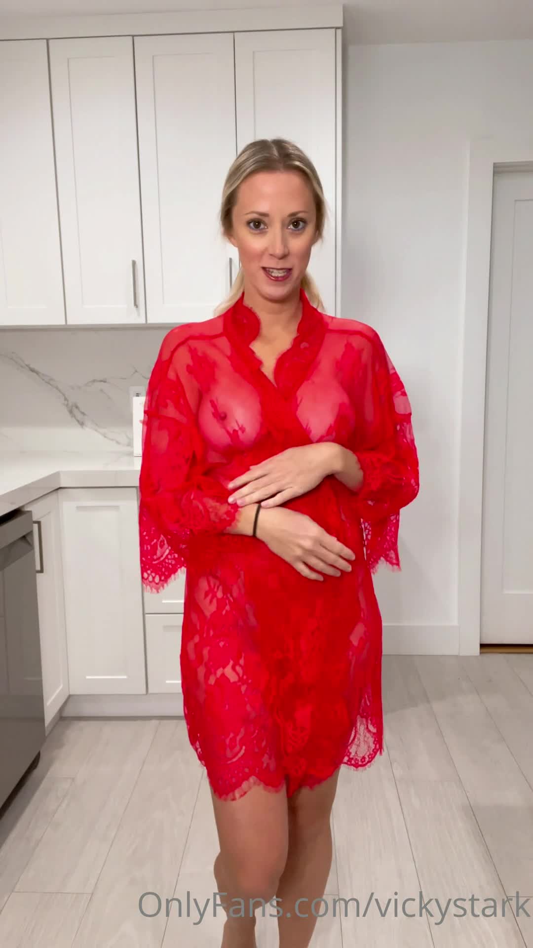 Vicky Stark Xmas Santa Outfits Try On Onlyfans Video Leaked