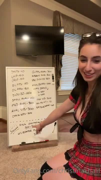 Christina Khalil Nude March Onlyfans Livestream Leaked Part 1