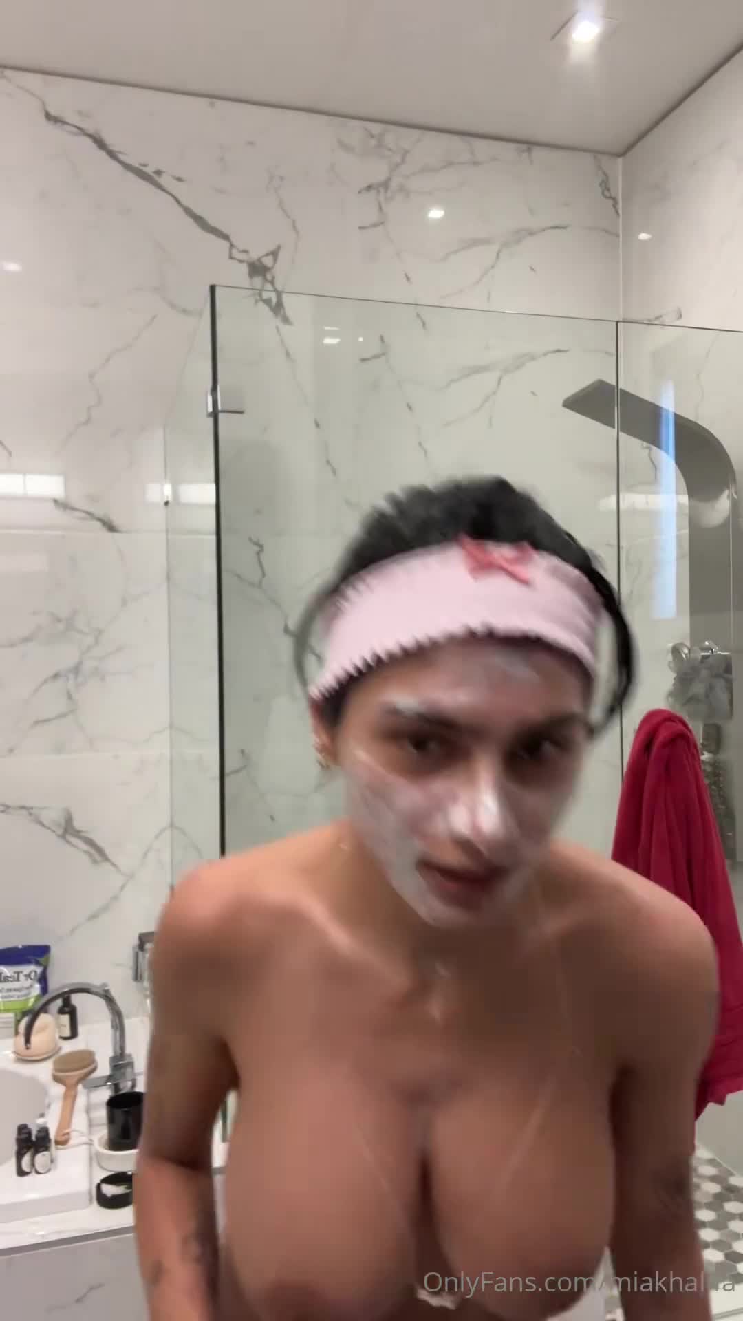 Mia Khalifa Nude Shower Prep Part 2 OnlyFans Video Leaked