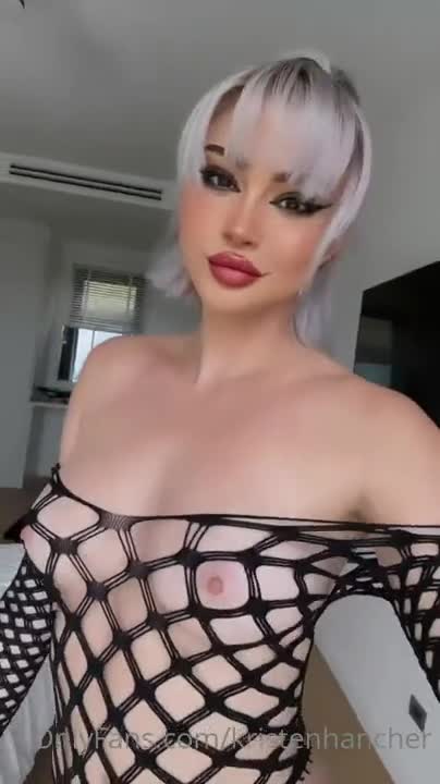 Kristen Hancher Nude TikTok Fishnet OnlyFans Video Leaked