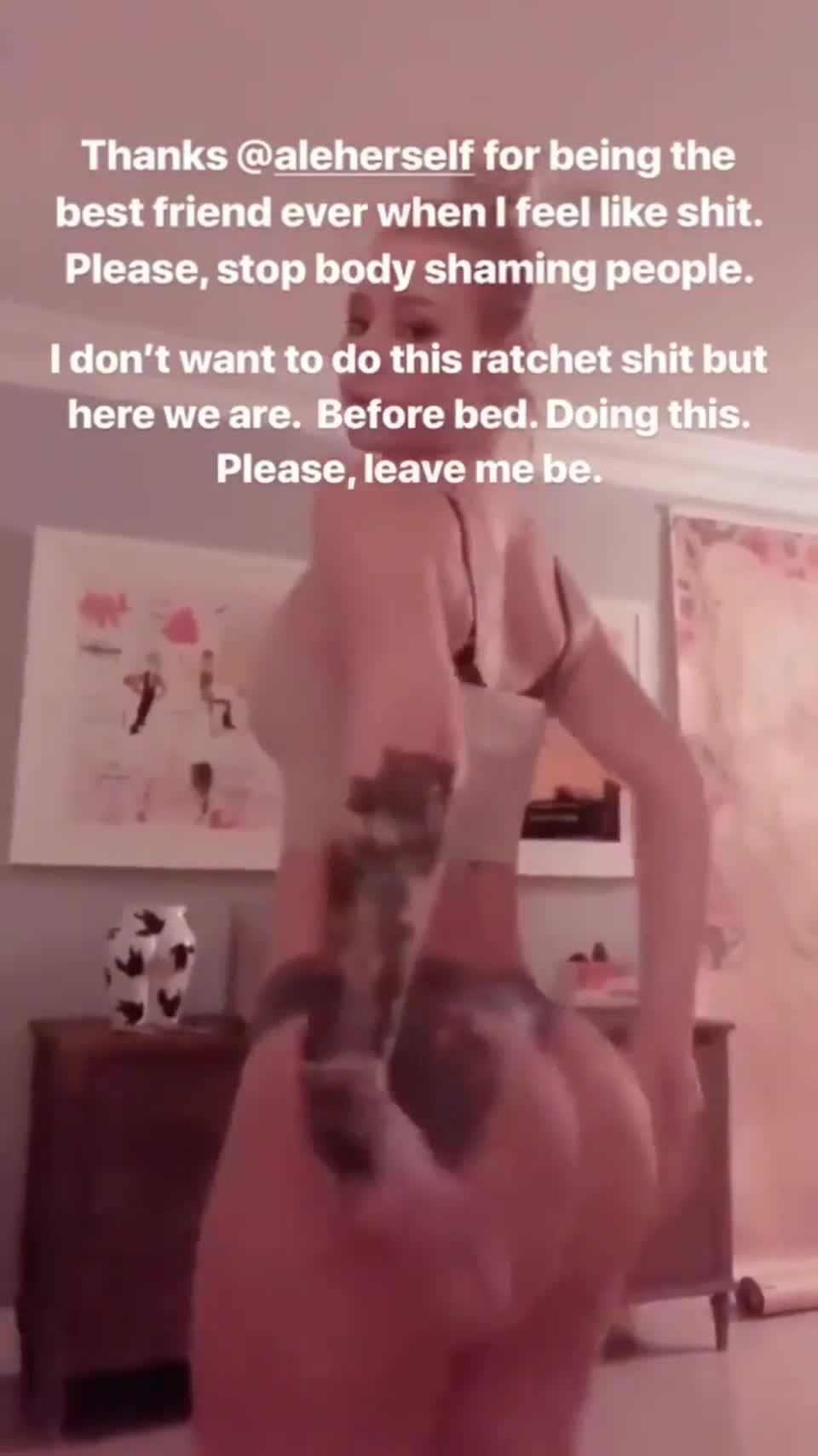 Iggy Azalea Body Shaming Spanking Twerk Video Leaked