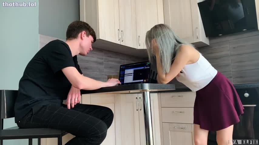 Eva Elfie - Fucking Cuckold's Girlfriend to Cum on her Slutty Face