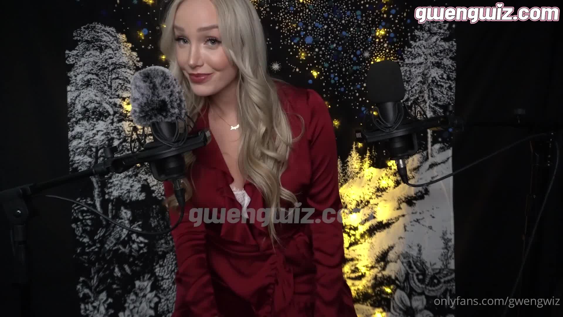 GwenGwiz ASMR Christmas Onlyfans Video Leaked