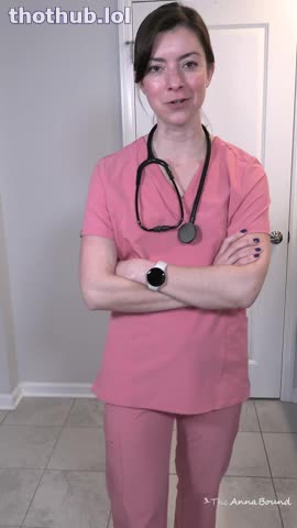 Nurse Annabound masturbating