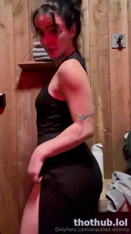 shackled.divinity sauna bbc dildo