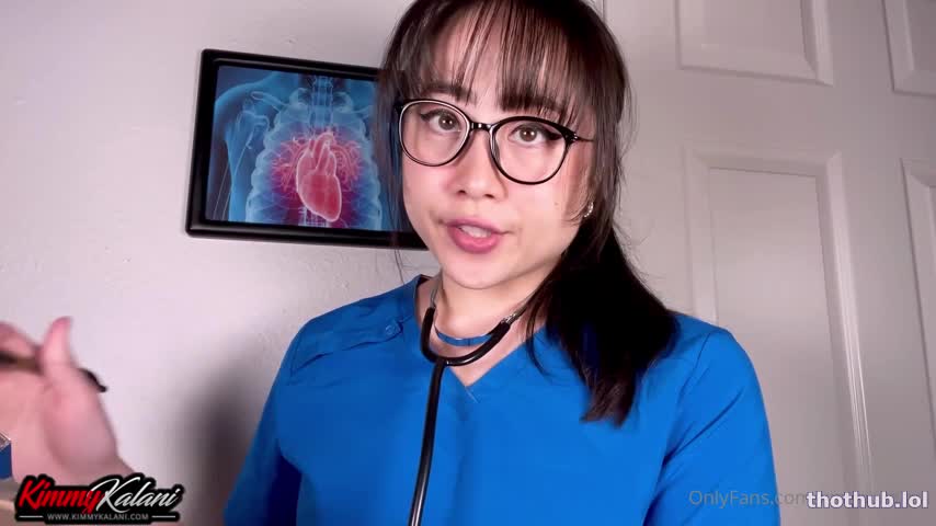 [Kimmy Kalani aka kimmykalani] Nurse Drains Your Balls for Annual Physical Exam