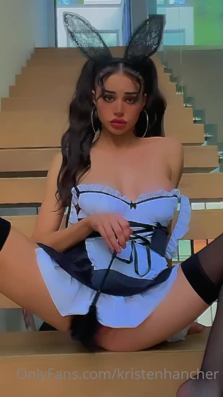 Kristen Hancher Nude Maid Costume Onlyfans Set Leaked