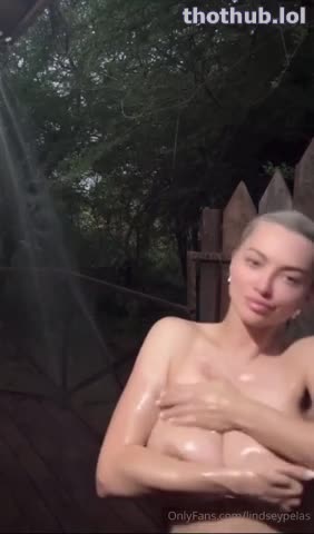 Lindsey Pelas OnlyFans leaked Lindsey Pelas naked in the nature shower on HDthot