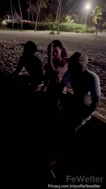 Fernanda Welter – Night Orgy At Beach