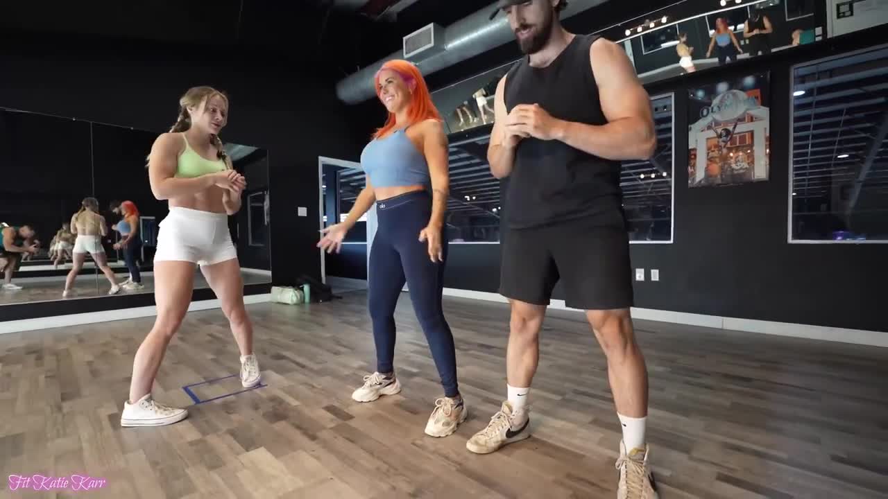 Abby Rose & FitKatieKarr Fucking the Personal Trainer