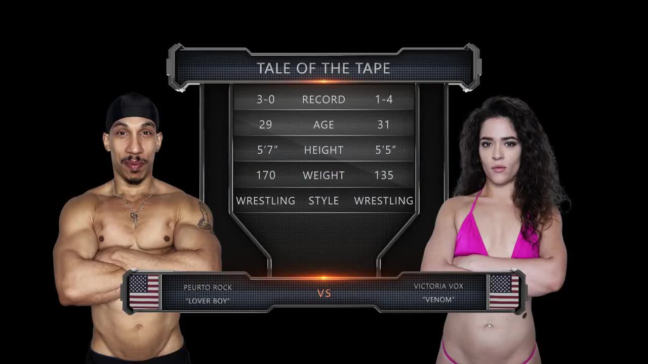 Victoria Voxxx vs Peurto Rock EvolvedFights Fuck Fest