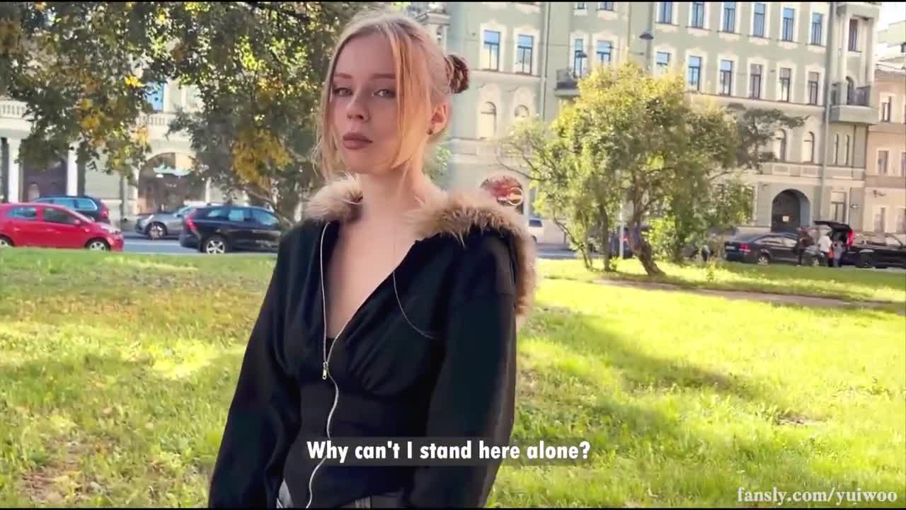 Yuiwoo Shy Stranger Cheated on her Boyfriend for Money and a Big Dick​