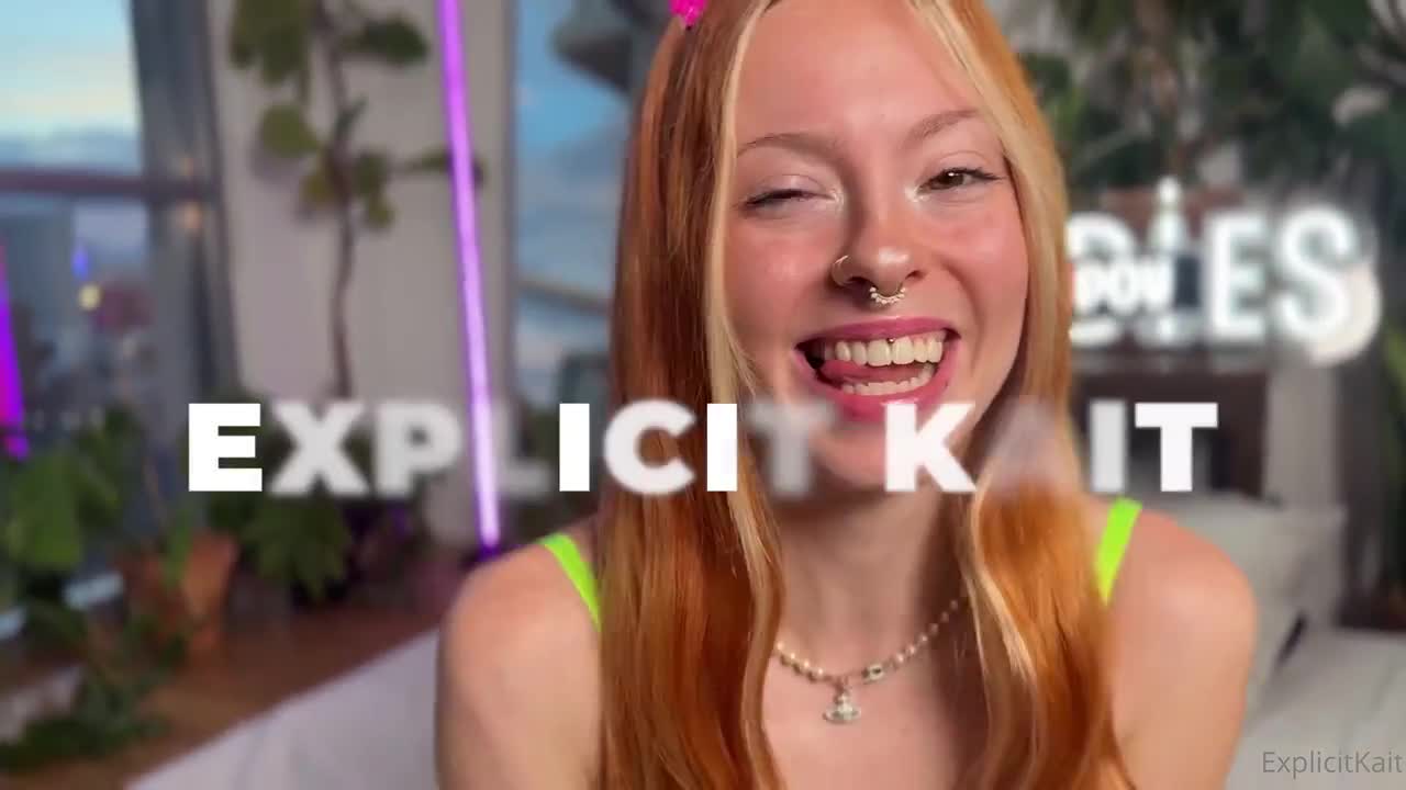 Explicit Kait OnlyFans leaked Explicit Kait Comes Over For A Deep Creampie In POV on HDthot