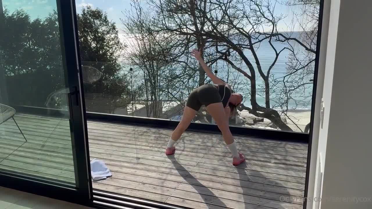 Serenity Cox OnlyFans leaked Serenity Cox Early Morning Sexercise on HDthot