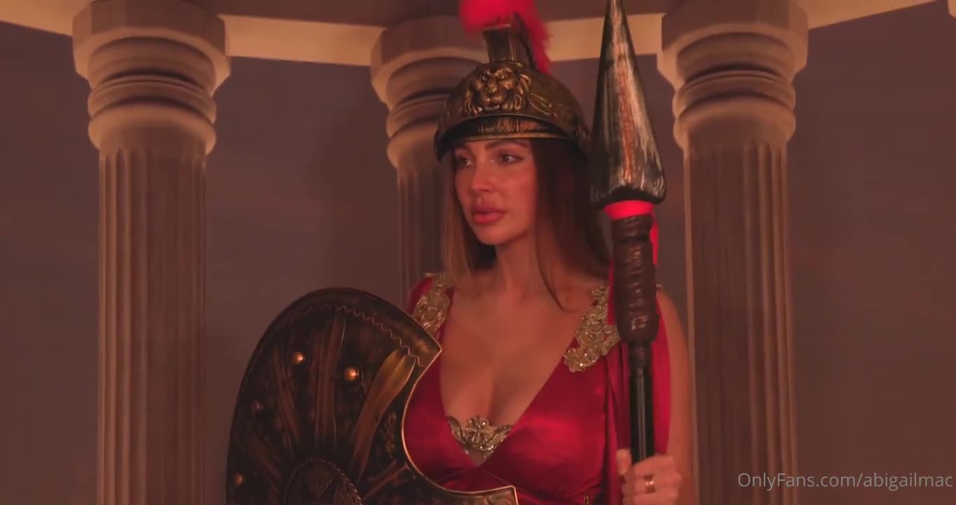 Abigail Mac Goddess Athena Rubbing Her Pussy For The Heros