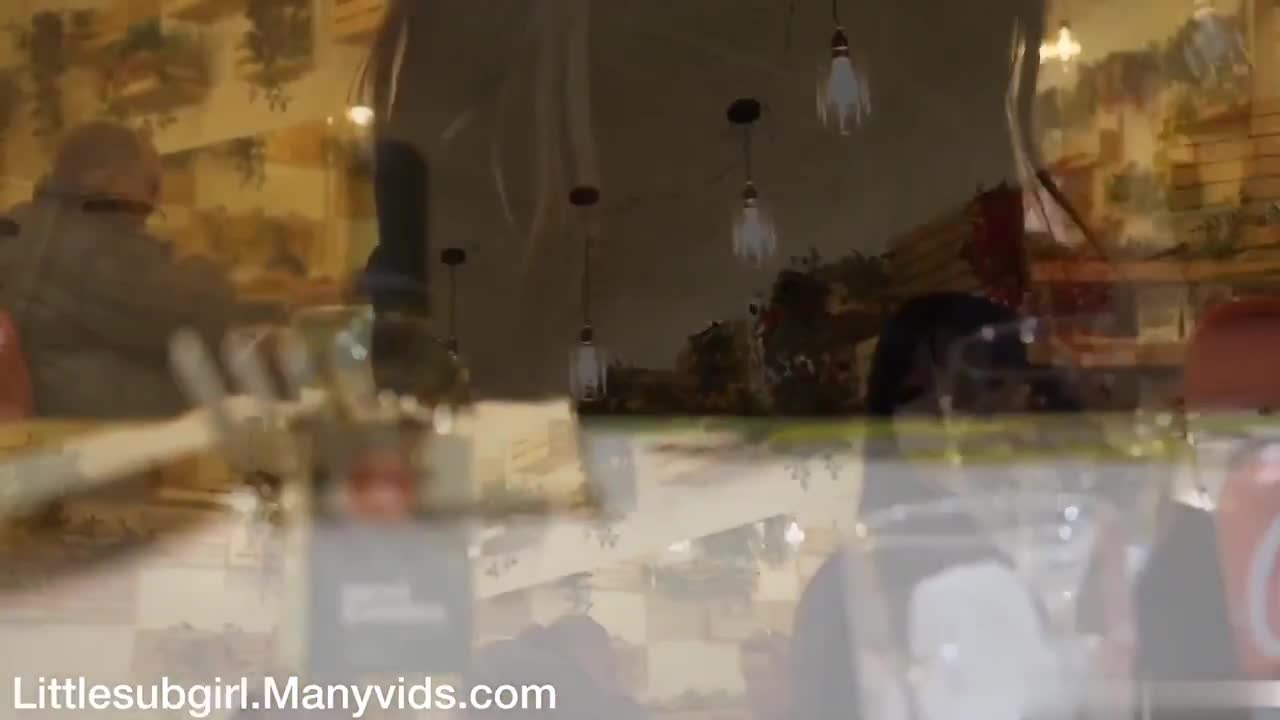 Korean Exhibitionist Littlesubgirl Playing With Her Pussy In A Public Mall