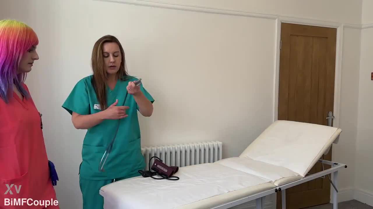 Kayleigh Davis – Sexy Nurses Can’t Resist Patient’s Cock