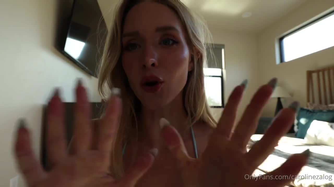 Caroline Zalog Custom Micro Bikini Haul Video