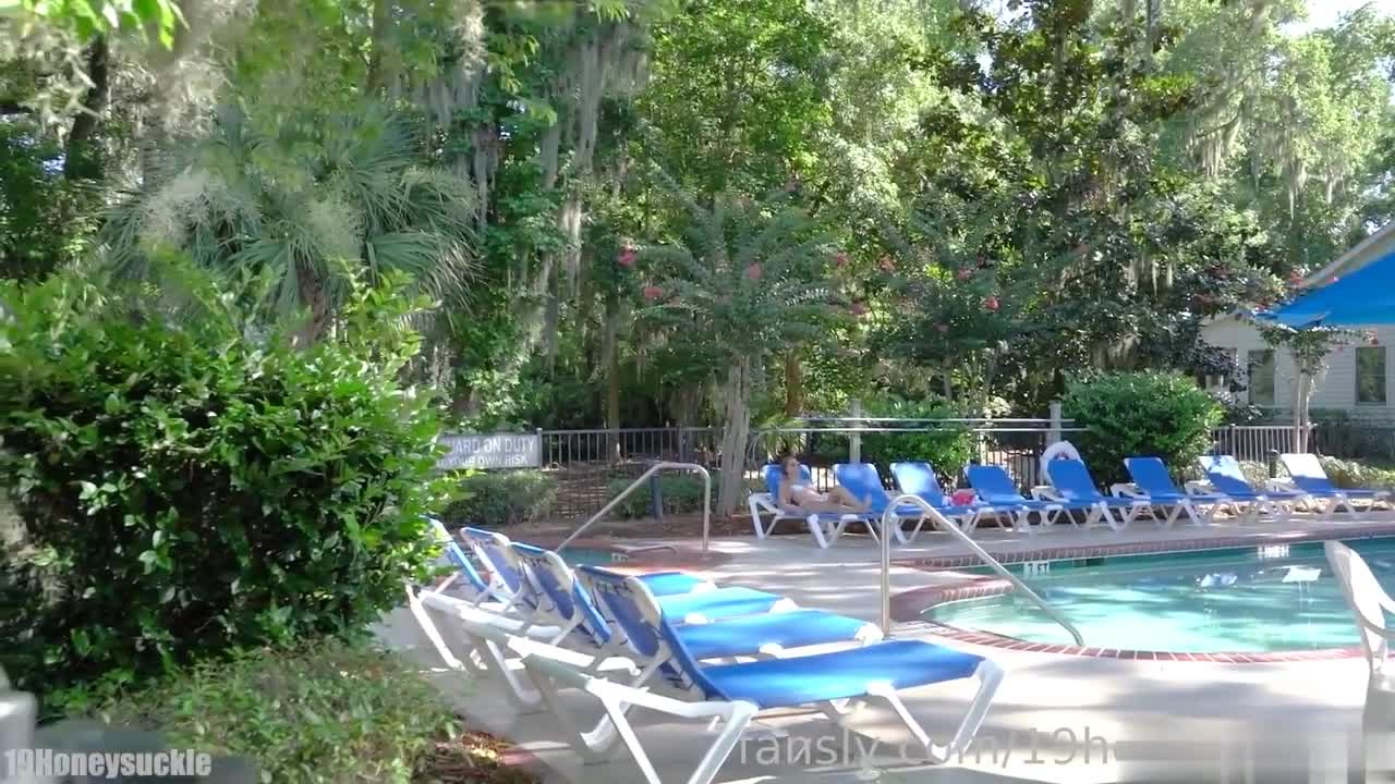 HoneyBuns Picked Up and Fucked By A Stranger At The Pool