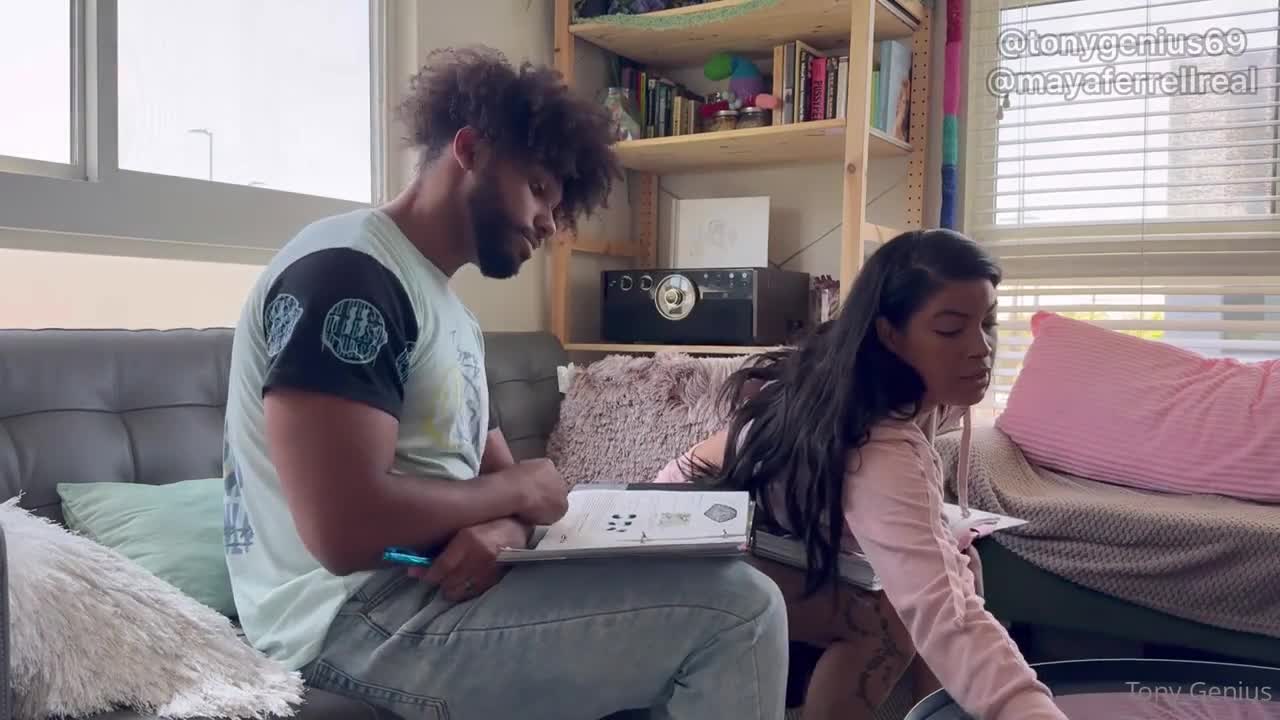 Maya Farrell Cumming On Hot Latina Home Tutor