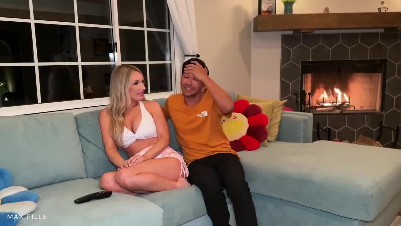 Bunny Madison Movie Night With My Step-mom Turns Wild Major Facial