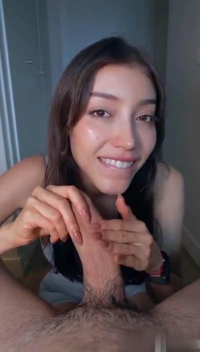 Ruth Lee Blowjob and Playing With His Cum