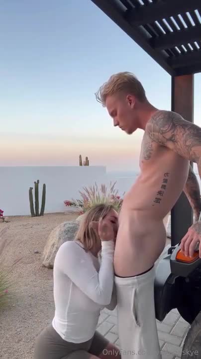 Luna Skye Spitting Cock Sucking Public Sneky Sex