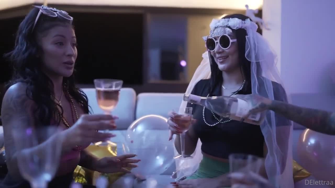 Mariana Martix, Delettraa, Agata Ruiz & Martina Smith Bbachelorette Orgy Party