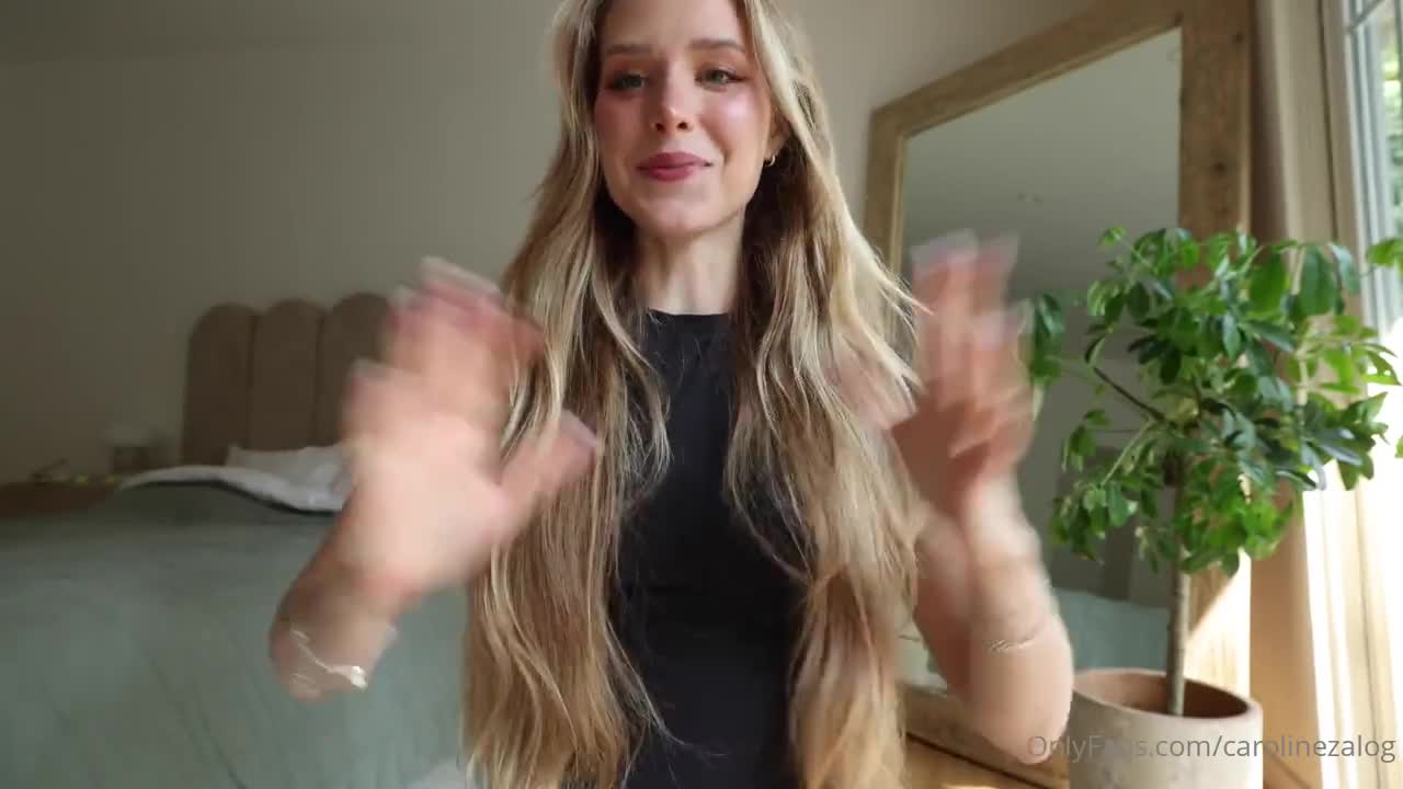 Caroline Zalog OnlyFans leaked Caroline Zalog Tights Try On Haul Video on HDthot
