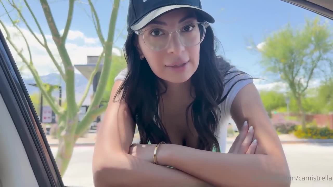 Cami Strella Starbucks Waitress Sex WIth Customer In Parking Lot