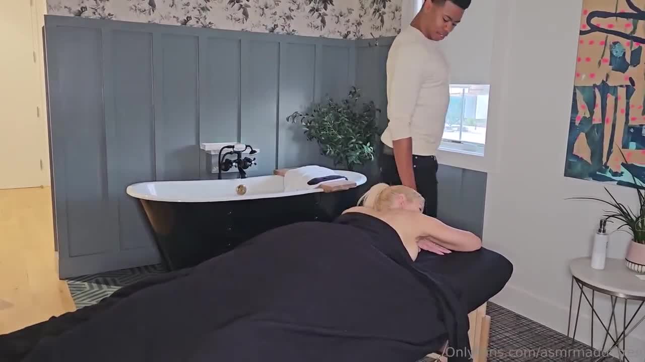 ASMR Maddy Happy Ending Massage And Creampie