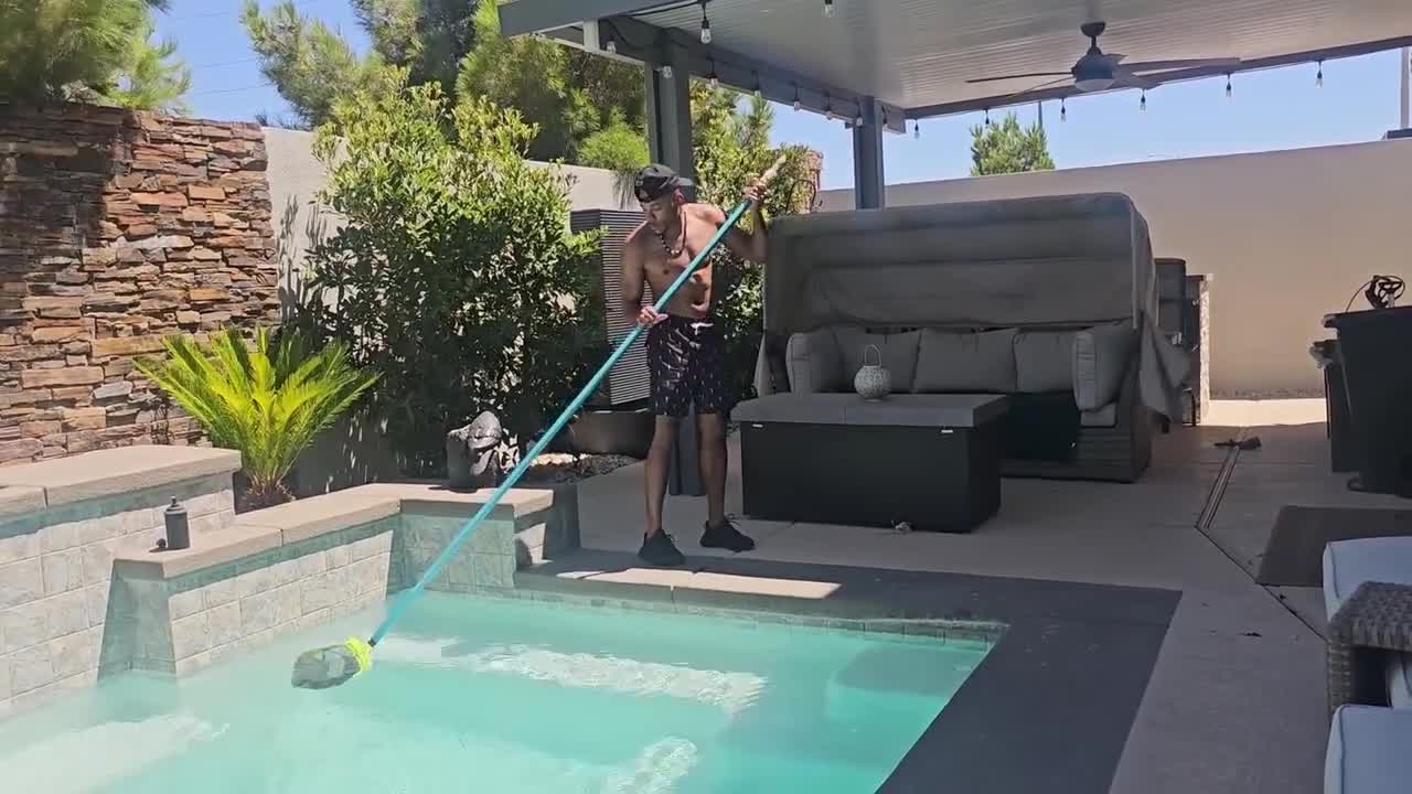 Ember Snow Poolside Creampie Fuck Feat. Musa Phoenix