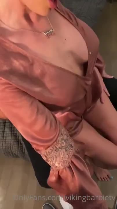 Viking Barbie Delicious Busty MILF Fucked by 2 Men
