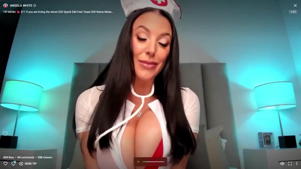 Angela White Live Slut Nurse JOI