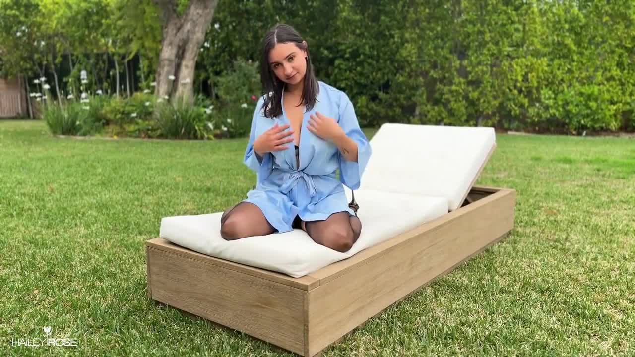 Hailey Rose The Most Squirting I’ve Ever Done Cinematic Outdoor Fuck