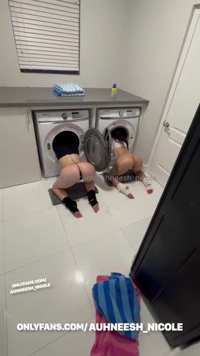 Auhneesh Nicole – Roommates Gets Fucked While Stuck In Dryer