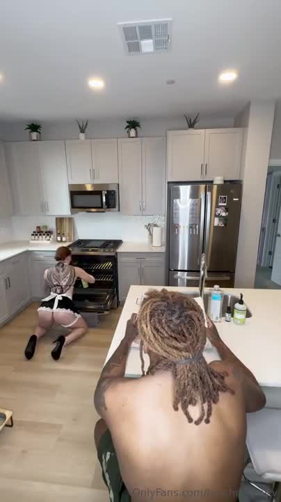 TheLatBarbie – Slutty Maid Gets Fucked Hard By BBC