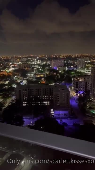ScarlettKissesXO Balcony BG Fuck Video